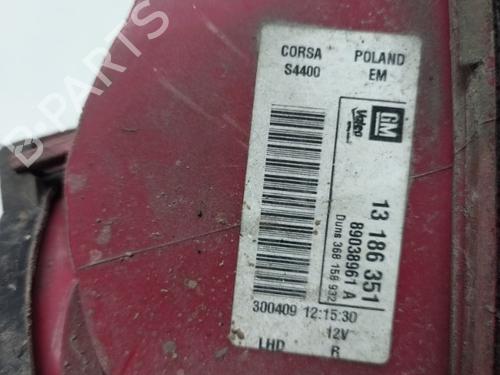 Right taillight OPEL CORSA D (S07) 1.0 (L08, L68) | BP20902188C35 