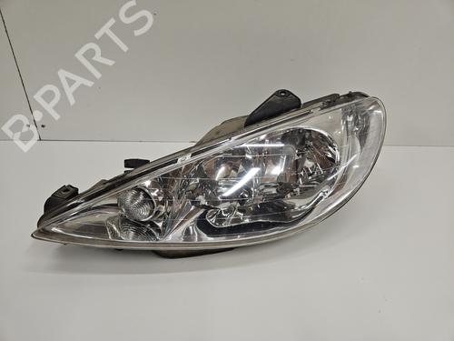 Used Left headlight PEUGEOT 206 Hatchback (2A/C) 1.4 HDi eco 70 (68 hp) 25598025