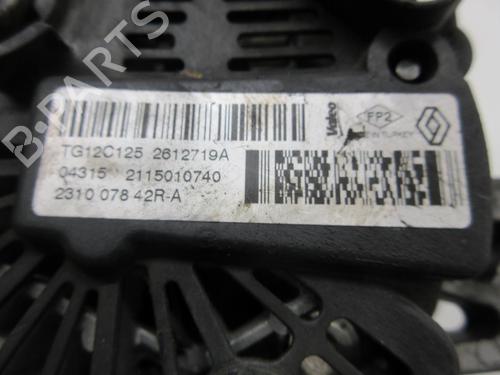 Used Alternator Alternator RENAULT CLIO IV (BH_) 1.2 TCe 120 (BHM0) (120 hp) 20896787 20896787