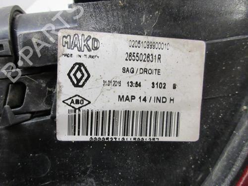 Right taillight RENAULT CLIO IV (BH_) 1.5 dCi 75 | BP20902983C35 