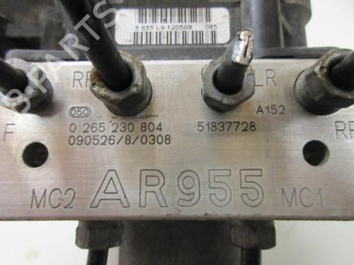 Used ABS pump ALFA ROMEO MITO (955_) 1.3 MultiJet (955AXH1B, 955AXT1A) (90 hp) 20906382
