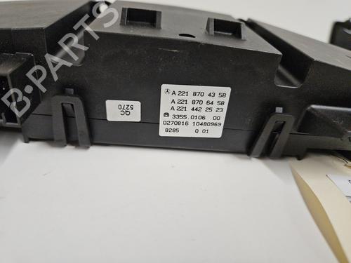 Climate control MERCEDES-BENZ S-CLASS (W221, V221) S 500 (221.071, 221.171) | BP27369950I5 