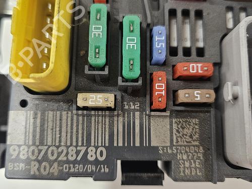 Used Fuse box Fuse box PEUGEOT PARTNER Tepee 1.6 BlueHDi 120 (120 hp) 34047825 34047825