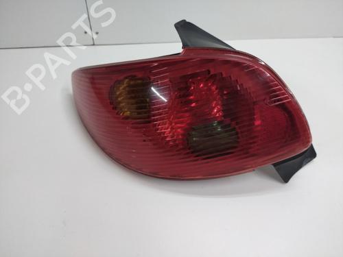 Used Left taillight PEUGEOT 206 Hatchback (2A/C) 1.6 16V (109 hp) 20896417