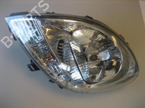 Used Left headlight RENAULT KANGOO (KC0/1_) 1.5 dCi (84 hp) 26027361