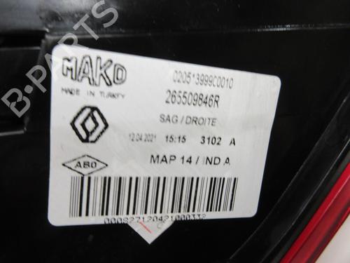 Right taillight RENAULT CLIO IV (BH_) 1.5 dCi 90 | BP20888964C35 