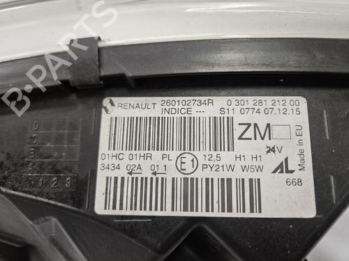 Right headlight RENAULT CAPTUR I (J5_, H5_) 1.2 TCe 120 | BP40607066C29 - Image 4