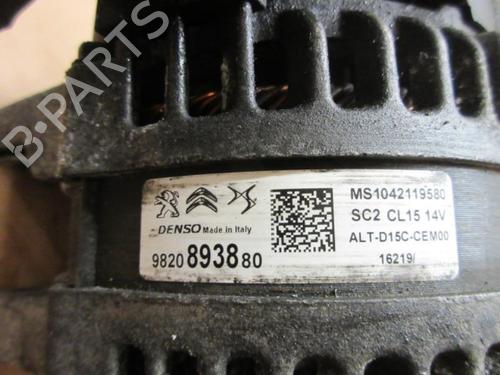 Used Alternator Alternator PEUGEOT 208 I (CA_, CC_) 1.5 BlueHDI 100 (102 hp) 20908940 20908940