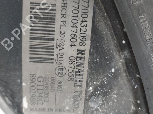 Used Left headlight Left headlight RENAULT SCÉNIC I MPV (JA0/1_, FA0_) 1.6 (JA00, JA16, JA15, JA19, JA1V, JA2B, JA2C, JA0B,... (107 hp) 23095881 23095881