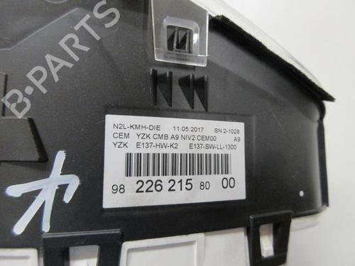 Instrument cluster PEUGEOT 208 I (CA_, CC_) 1.6 HDi / BlueHDi 75 | BP20900455C47 