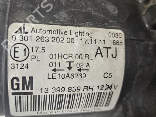 Right headlight OPEL ZAFIRA TOURER C (P12) 2.0 CDTi (75) | BP36653018C29 - Image 5