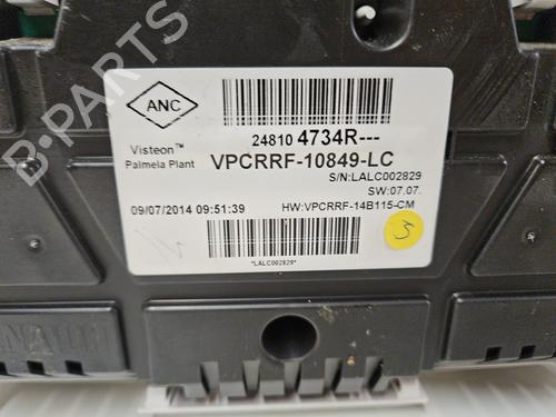 Instrument cluster RENAULT CLIO IV (BH_) 1.2 TCe 120 (BHM0) | BP27167180C47 