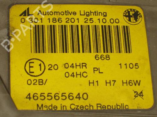 Used Left headlight Left headlight ALFA ROMEO 147 (937_) 1.6 16V T.SPARK ECO (937.AXA1A, 937.BXA1A) (105 hp) 20893068 20893068