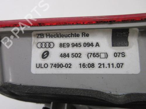 Used Right tailgate light AUDI A4 B7 Avant (8ED) 1.9 TDI (116 hp) 20901085