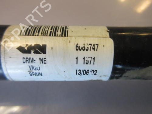 Left front driveshaft OPEL CORSA D (S07) 1.3 CDTI (L08, L68) | BP20895745M38 