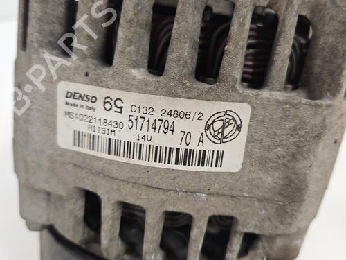 Used Alternator Alternator FIAT GRANDE PUNTO (199_) 1.2 (65 hp) 28826873 28826873