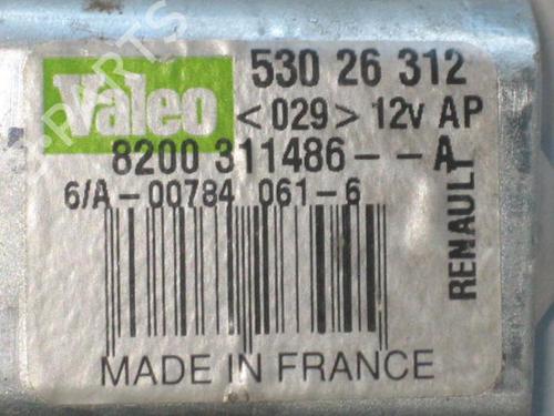Used Rear wiper motor Rear wiper motor RENAULT CLIO III (BR0/1, CR0/1) 1.5 dCi (C/BR0G, C/BR1G) (68 hp) 20909444 20909444