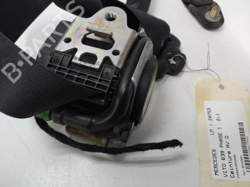Used Front right seatbelt Front right seatbelt MERCEDES-BENZ VITO / MIXTO Van (W639) 111 CDI (639.601, 639.603, 639.605) (109 hp) 20905090 20905090
