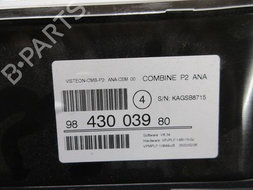 Instrument cluster PEUGEOT 208 II (UB_, UP_, UW_, UJ_) 1.2 PureTech 75 | BP20902479C47 