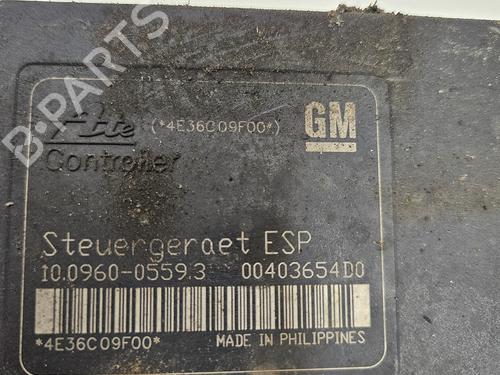 Used ABS pump ABS pump OPEL ZAFIRA / ZAFIRA FAMILY B (A05) 1.9 CDTI (M75) (120 hp) 34385070 34385070
