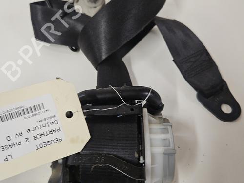 Used Front right seatbelt Front right seatbelt PEUGEOT PARTNER Tepee 1.6 BlueHDi 120 (120 hp) 33857147 33857147