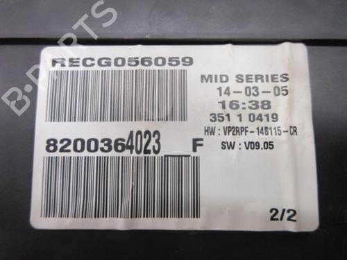 Instrument cluster RENAULT MEGANE II (BM0/1_, CM0/1_) 1.6 16V (BM0C, CM0C) | BP20894781C47 