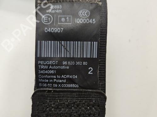 Used Rear right seatbelt Rear right seatbelt PEUGEOT 3008 I MPV (0U_) 1.6 HDi (109 hp) 30865079 30865079