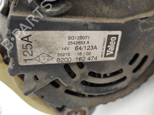 Used Alternator Alternator RENAULT LAGUNA II (BG0/1_) 1.9 dCi (107 hp) 29142278 29142278