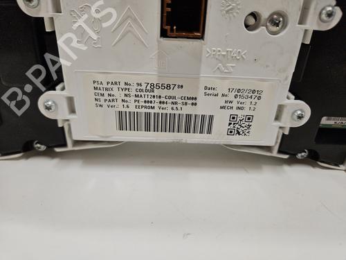 Instrument cluster PEUGEOT 508 I (8D_) 1.6 HDi | BP28445496C47 