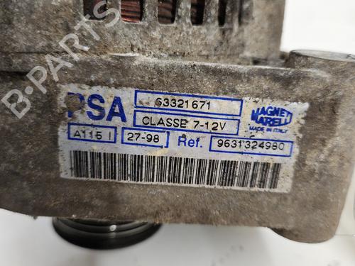 Used Alternator Alternator CITROËN BERLINGO / BERLINGO FIRST MPV (MF_, GJK_, GFK_) 1.4 i (MFKFX, MFKFW, GJKFWB, GJKFWC, GFKFWC) (75 hp) 28503682 28503682