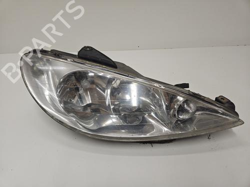 Faro anteriore destro PEUGEOT 206 Hatchback (2A/C) 1.4 HDi eco 70 (68 hp) 32177435