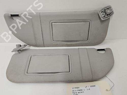 Left sun visor CITROËN C3 II (SC_) 1.4 HDi 70 (SC8HZC, SC8HR0, SC8HP4) | BP37672007I1 - Image 3