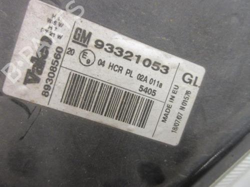 Right headlight OPEL MERIVA A MPV (X03) 1.3 CDTI (E75) | BP28207058C29 