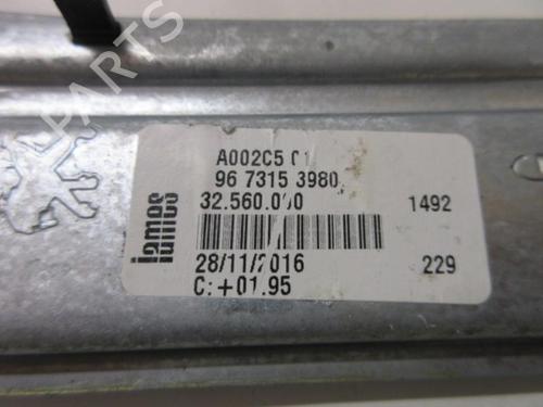Used Rear left window mechanism PEUGEOT 208 I (CA_, CC_) 1.6 BlueHDi 100 (100 hp) 20894965