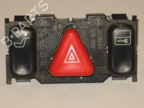 Used Warning switch MERCEDES-BENZ E-CLASS (W210) E 220 CDI (210.006) (143 hp) 20909828
