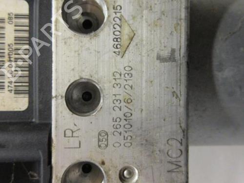 Used ABS pump FIAT PANDA (169_) 1.3 D Multijet (169.AXC1A) (70 hp) 20906737