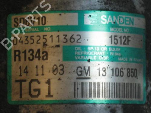 AC compressor OPEL CORSA C (X01) 1.3 CDTI (F08, F68) | BP20909998M34 