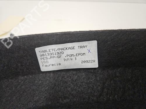 Rear parcel shelf CITROËN C3 III (SX) 1.2 PureTech 82 | BP23792635C85 - Image 2