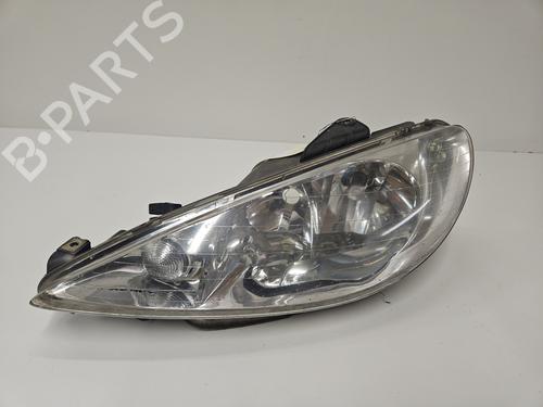 Used Left headlight Left headlight PEUGEOT 206 Hatchback (2A/C) 1.4 HDi eco 70 (68 hp) 32177436 32177436