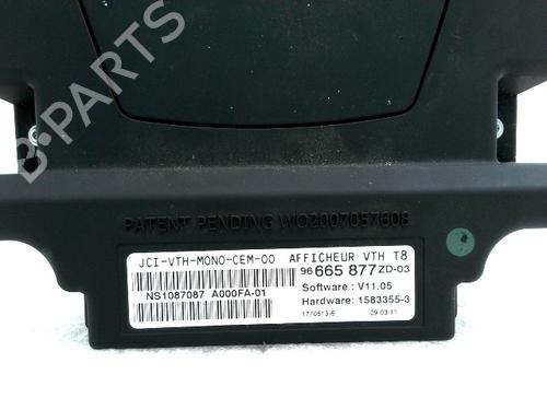 Used Display monitor Display monitor PEUGEOT 3008 I MPV (0U_) 1.6 HDi (112 hp) 24183659 24183659