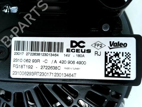 Generator RENAULT CLIO V (B7_) 1.5 Blue dCi 100 (B7AD) | BP30787677M7 