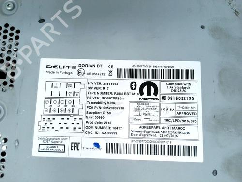 Radio OPEL COMBO Box Body/MPV (X12) 1.6 CDTI (B05) | BP31184437E6 