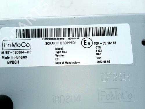 Used Radio Radio FORD FIESTA VII Van 1.0 EcoBoost Flex (95 hp) 29563942 29563942