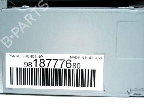 Radio PEUGEOT PARTNER Box Body/MPV (K9) 1.5 BlueHDi 100 | BP29178780E6 