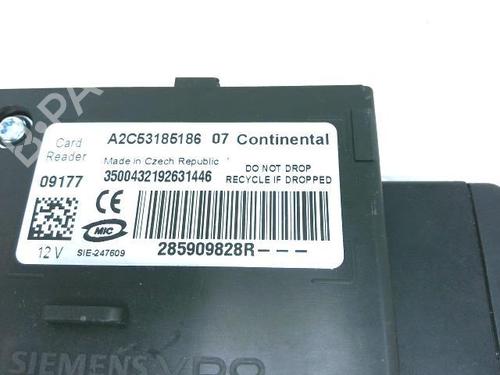 Used Card reader Card reader RENAULT SCÉNIC III (JZ0/1_) 1.9 dCi (JZ0J, JZ1J, JZ1K, JZ1S) (131 hp) 20912544 20912544