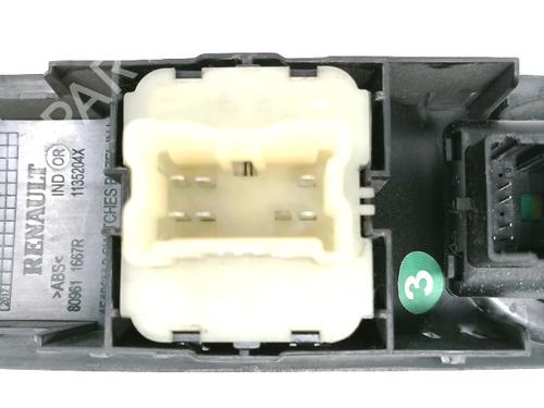 Used Left front window switch Left front window switch RENAULT CLIO IV (BH_) 0.9 TCe 90 (BHNF, BHMA, BHMH, BHJK, BHJR) (90 hp) 33889501 33889501