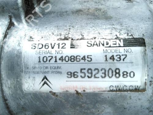 AC compressor PEUGEOT 307 Break (3E) 2.0 HDI 110 | BP27252456M34 