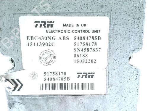 ABS Bremseaggregat LANCIA YPSILON (843_) 1.4 16V (843.AXC11, 843.AXC1B, 843.AXC1A) | BP27387295M43 