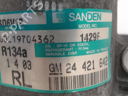 Used AC compressor AC compressor OPEL MERIVA A MPV (X03) 1.7 DTI (E75) (75 hp) 20916726 20916726