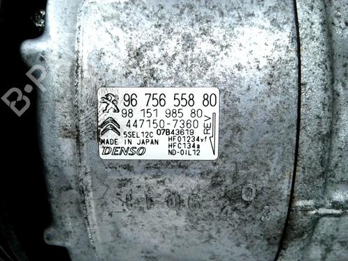 Used AC compressor AC compressor CITROËN BERLINGO Box Body/MPV (K9) 1.5 BlueHDi 130 (131 hp) 31184505 31184505